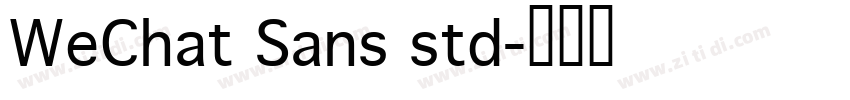 WeChat Sans std字体转换